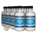 Kalsium Karbonate / 1,5 Pounds / 8 Botol / 97.55% Powder Pure / Baik