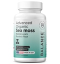 Massa Laut Organik, Bladderwrack & Burdock Root Suplemen 1405mg, 60 Veg Capsules - Ammune Booster, Gut Health, Skin Detox & Gabungan Dukungan (60 Cacah (Paket 1)