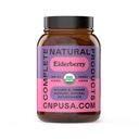 Complete Natural Products Elderberry Capsules 570mg, 100 Ct 124; Plant-Based Ammune Dukungan, Antioksidant- Kaya, Tanpa Pembakar, Dibuat di USA