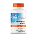 Dokter 's Best High Absorpsi CoQ10 dengan BioPerine, Gluten Free, Autual Fermentasi, Heart Health, Produksi Energi, 100 mg, 120 Count