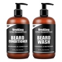 Mens Beard Wash And Beard Conditioner Bundle Set For Men, Face And Beard Shathone And Conditioner Set For Men w / Biotin Factory Growth Formula Danduff, Gifts For Men, 500ml * 2