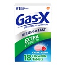 Dulcolax Overnight Relief Laxative Tablet, Bisakodal 5 mg, 50 Count & Gas-X Kekuatan Ekstra Chelable Gas Relief Tablet, Simeicone 125 mg, Cherry Flavor - 18 Count Bundle