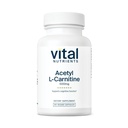 Visi Nutrients Acetyl L- Carnitine 500mg Brain, Memory, dan Kognitive Suplemen * Ace4; Vegan 124; Gluten, Dairy, Soy Free 124; Non-GMO 124; 60 Capsules