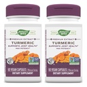 Nature 's Way Turmeric Max Potency Extract - Turmeric Supplement for Joint * - with Turmeric Extract - for Men & Women - Gluten Free - 60 Vegan Capsules (Pack of 2)