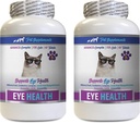 Tambahan Mata Kucing - Kompleks Kesehatan Kucing Eye - Formula Lanjutan untuk Penglihatan Mata - Ammune Boost - Bilberry untuk Kucing - 2 Botol (120 Tablet)
