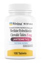 Rise Health Motion Relief and Nausea - Mecklin HCL 25mg - Antiemetic, Motion Relief Chewable Tablets (100)