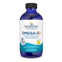 Nordic Averal Omega-3D, Lemon Flavor - 8 oz - 1560 mg Omega-3 + 1000 IU Vitamin D3 - Minyak Ikan - EPA & DHA - Imune Dukungan, Otak & Heart Healthy Bones - Non-GMO - 48 Servings