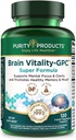 Kemurnian Produk Otak Vitalidlyserine - GPC Super Formula Acetyl L-Carnitine HCI + Alpha GPC + Phoshatidlyserine - Mental Konsentration dan Kejelasan Mental - 120 Caps