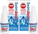 SwimSeal ™ Twin- Pack All Natural Swimmer 's Ear Drops for Daily Use Opend Than Gooline Drops or Earplugs. Solusi untuk Telinga Anda untuk Semua Pameran Air untuk Semua Abad.