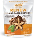 Laird Superfood Renew Poster Protein berbasis, 19 Grams Protein, Vegan dengan Sasha Inchi Benih Protein, Empat Jamur Functional, Pengawet Bebas, Gluten- Bebas, Dairy- Bebas, 16 oz. Tas
