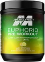 Pra Workout Powder MuscleTech EuphoriQ Preworkout Smart Pre Workout Popper for Men & Women Caffeine Metalite Fuiled with Paraxanthy Yuzu Lemonade (20 Servings)