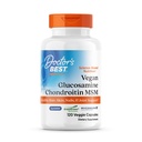 Doctors BEST Vegan Glucosamin Chondroitin MSM, Healthy Hair, Skin, Nails, & Joint, Non-GMO, Gluten Free, Soy Free, Vegan 120 Vevgie Capsules