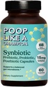 Poop Like a Champion Gut Power Synbiotic (Prebiotic, Probiotic, Postbiotic) - 60 Capsules, Vegan, Non-GMO Digetical Health Supplemen, 6.5miliar CFU