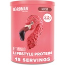 BRIDMAN Fitmingo Vegan Powder dengan Inositol, Collagen Boosters, Hyaluronic Acid dan Vitamin 124; Low Carb, Dairy Free, Low Calorie 124; 23g Plant Based Blueberry Protein Poader dengan Myo- Inositol