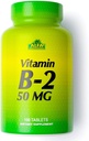 ALFA VTAMINS Vitamin B2 (Riboflavin) 50mg Produksi Energi, Skin, Eyes & Cognitive Health, Non GMO, Gluten Free, Dietary Supplemen Daily Health and Wells-Being 100 Tablet