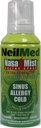 NeilMed Ekstra Kekuatan NasaMist Saline Nasal Spray Drug Free Nasal Decongestant 4.2 lf oz, (Paket 2)