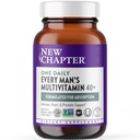 The New Chapter Men 's Multivitamin 40 Plus for Energy, Heart, Prostate + Imune Support with Fermented Nutrients - Every Man' s One Daily 40 +, Made with Organic Vegetables & Herbs, Non-GMO - 72 ct