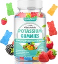 Cita-cita Potasium Potasium, Potabilitas Tinggi Citrate 1000mg Mendukung Kraktur Kaki & Kaos Kesehatan Otot untuk Orang Dewasa & Anak-anak Mencampur Buah Kapak 60