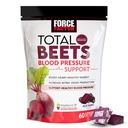 Force Factor Total Beats Tekanan Darah Support dengan Beet Powder, Great- Tasting Beats Chewables untuk Energi Hati-Sehat, dan Meningkatkan Oxide Nitric, 60 Chews