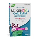 Nature 's Way Kids Cold Relief Chewables, Umcka, Ages 6 +, Shortens Durasi dan Reduces Severity, Multi- Symptom Cold Remedy, Non-Drowsy, Cherry Flavored, 10 tablet