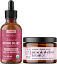 Kompleks Meositol Powder & Herbal Hormone Saldo Taincture 124; Hormone Balancing Bundle dengan Myo- Inositol & D- Chiro (30 Pelayan) dan PMS Menopause & Menstrual Dukungan Liquid (60 Pelayan)