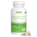 Igennus High Power Ashwagandha Stress Relief Complex, L-Theanine & Magnesium & KSM-66 Root Extract Adaptogens, Metholated B Vitamin, Calm & Sleep Dupport, Clean Label, 60 Fast Comact Capsules