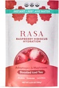 Raspa Raspberry Hibiscus Hydration: 124; Organic Boosted Iced Tea dengan Adaptogens dan Mushroom 124; Gluten- Bebas, Premium Electrolite Powder Minum Mix, Menyegarkan Hidration (6 oz / 24 Hamba)
