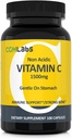 Non Acidic Vitamin C Dietary Supplemen 1500mg dengan Kalsium. Gentle on Stomach, Immune / Bone Support- 100 Caps by CGM Labs