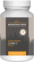 Mountain Peak Nutritionals Liver C - Organ Suplemen Membantu Mempertahankan Fungsi Hati & Produksi Energi & Sehat - w / Siliphos Regan & Mushroom - Supplemen Diet Hiperalergenik (90 Vegetarian Capsules)