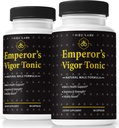 Rize labs (Paket Tonik Vigor Kaisar 2 untuk Pria, Formula Pria All- Natural, Suplemen Asli untuk Mendukung Overall Health dan Performance, Review Resmi (120 Katup)