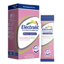 Electrolit Electrolytes Powder Packet, Strawberry Kiwi 8 Pack, Mesias Hidration bubuk untuk Dehydration & Rehydration, Post Workout Flavored Hydrate Mix, Gluten Free Water Enhancer Sticks