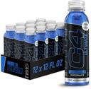 Cellucor C4 Ultimate Non- Karbonated Zero Sugar Energy Drink, Pre Workout Drink + Beta Alanine, 12 Fl Oz (Paket 12)