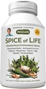 ANDREW LESSMAN Spice Kehidupan 240 Capsules - Delapan Ekstraksi ilmiah, konsentrasi. Health- Promoting Spices. Bawang putih, Curcumin, Oregano, Rosemary, Sage, Thyme, Mustard Benih, Wasabi