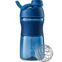 BlenderBottle SportMixer Shaker Bottle Perfect for Protein Shakes and Pre Workout, 20- Ounce, Navy