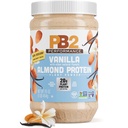 PB2 Performance Almond Plant Based Vegan Protein Powder 124; 20g Complete Protein, No Sugar Added, Prebiotic Fiber 124; Dairy Free, Sertifikasi Vegan, Non-GMO, Gluten Free [Almond w / Madagaskar Vanilla, 1LB]