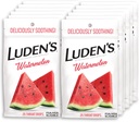 Ludens Watermelon Throat Drops, Sore Throat Relief, 25 Count (Paket 12)