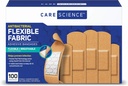 Perawatan Fabric Adhesive Bandages, 100 ct Assorted Sizes 124; Fleksible + Breathable Protection helped Prevent Infeksi for First Aid and Wound Care