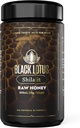 Black Lotus Pure Shilajit Resin Raw Honey Liquid Tincture, 100% Pure Natural Shilajit untuk Pria & Women, Amino Acids, 175mg Fulvic Acid, 85 Ionic Trace Minecure, Untuk Dukungan Imune, Fokus, Energi