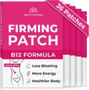 Tembakkan B12 Patch (Kemasan 36) - 100% Patch Vitamin Natural untuk Perempuan, Dukungan Energi & Tubuh, Patch Adhesive-Admissive - Enhanced Formula