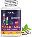 NuBest Tall 10 + Premium Bone Formula, Enhanced Imunity and Overall Health for Age 10 + with Calcium, Vitamin D3, Vitamin K2, and Multivitamin 124; 60 Capsules 124; 1 Bulan Supply