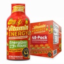 Vitamin Energy Focus + Extra Energy Shot Tropical Infusion 48 Pack, 260mg Natural Caffeine, B-Vitamin, CoQ10, Amino Acids, Focus, Produtivitas & Clarity, Zero Sugar, Gluten-Free, 1.93 fl oz