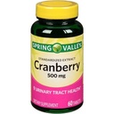 Spring Valley - Cranberry 500 mg, Standardisasi Ekstrak, 60 tablet
