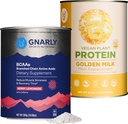 Nutrition Gnarly Golden Milk Vegan Protein Powder BCAAs Berry Lemonade (10.58oz)