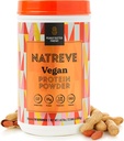 Natreve Vegan Protein Powder - 25g Tanaman Based Protein Powder dengan Prograine dan Acids - Gluten Free Peanut Butter Parfait, 18 Servis