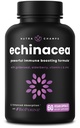 NutraChamps Echinacea Capsules 1000mg - 8-in- 1 Tambahan Dukungan Ammune - Echinacea Goldenseal, Vitamin C, Zinc, Ginger, Elderberry - 60 Capsules