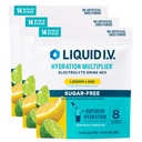 Cairan I.V. ® Hidration Multiplier .Sugar- Lemon Lime - Hidration Powder Apparts 14; Electrolite Powder Drink Mix 124; Convenient Single- Serving Sticks 124; Non-GMO 124; 14 Servings (Paket 3)