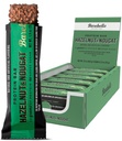 Barebells Protein Bars Hazelnut & Nougat - 12 Count, 1.9oz Bars - Protein Snack dengan 20g Protein Tinggi - Coklat Protein Bar dengan 1g Total Sugars - Pada Go Protein Snack & Breakfast Bars