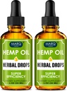 Hеmp Oil (2 Pack) - 500.000 - Colorado SSCED Ekstraksi - Natural Omega 3, 6, 9 Sumber - dibuat di AS - Provids Retreat Tidur