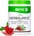 OZIVA Plant Based Herbalance for PCOS 124; PCOS Supplement for Women for Hormonal Saldo & Better Menstrual Cycle 124; PCOS Drink with Inositol, Shatavari, Chasteberry, Ashoka Cerdened Clean & Vegan, 250g