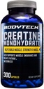 BODYTECH Creatine Monohydrate Capsules a Micronized a Supports Muscle Strength, Mass, and Endurance (300 Kapsul)